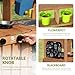 OOOK Mud Kitchen for Kids Outdoor, Kids Kitchen Playset with Canopy, Gardening Tools, Chalkboard, Flower Pot, Cookingware, Removable Water Tank, Ideal Gift for Boys and Girls 3+, Solid Fir Wood.