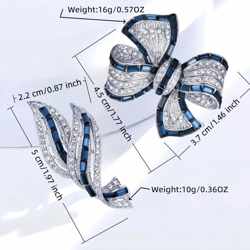Image of Elegant Leaf-shaped Crystal Brooch, Perfect for Any Occasion,Rose Gold /Silver