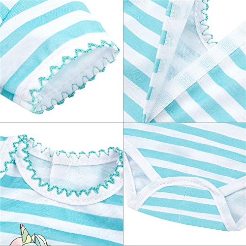 Zwoos Doll Clothes For Baby Doll, Soft Cotton Romper Tops For 14-18 Inch Doll, Compatible With American Girl And More, Set Of 2 #TOP5