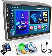 Hikity 2+64G Android 15 Car Radio for Fiat Ducato 2010/Citroen Jumper/Peugeot Boxer Radio CarPlay Android Auto Wireless Bluetooth Handsfree 9" Touch Screen WiFi GPS Navi FM RDS SWC FM RDS