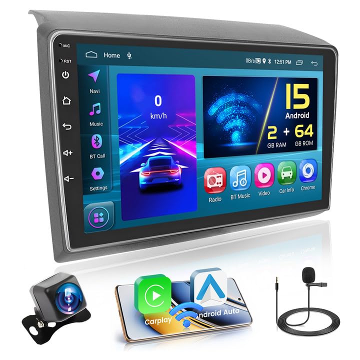 Hikity 4+64G Android 15 Autoradio Pour Fiat DUCATO 2010