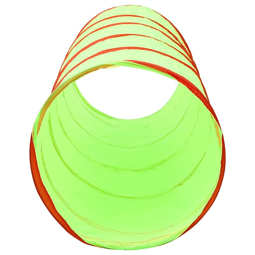 Spieltunnel für Kinder Grün 175 cm Polyester mit Wasserfestem Material und Tragetasche Für Indoor Outdoor Spielzelt Krabbeltunnel Burg Höhle Spielhaus für Garten Kinderzimmer