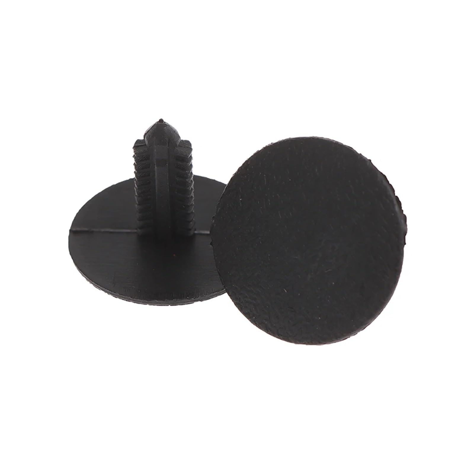 KXFVYNE 20Pcs Set Auto Roof Liner Trunk Lining Fastener Retainer Rivet Trim Gray Black Beige Car Ceiling Cover Snaps Plastic Clips(Black)