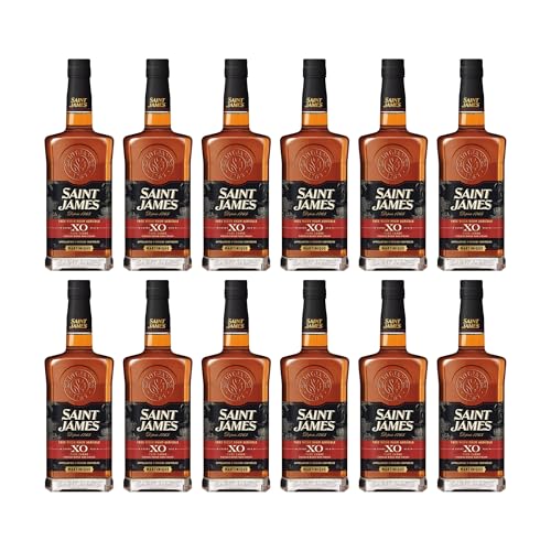 Saint James Tres Vieux Rhum Agricole XO Frankreich inkl. FeinWert E-Book (12 x 0.7 l)