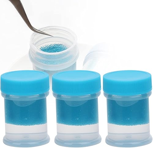 Pinzas de extensión de pestañas, 3 piezas de 1.4 fl oz, pinzas limpiadoras de pestañas, kit de herramientas de limpieza, rizador de pestañas,