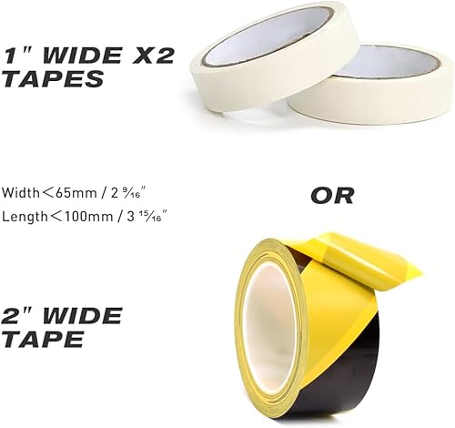 Miniatura 5 de BAUSATZ Dispensador de cinta adhesiva de aplicación de cinta adhesiva de doble versión, escritura de cinta de empuje manual, aplicador profesional