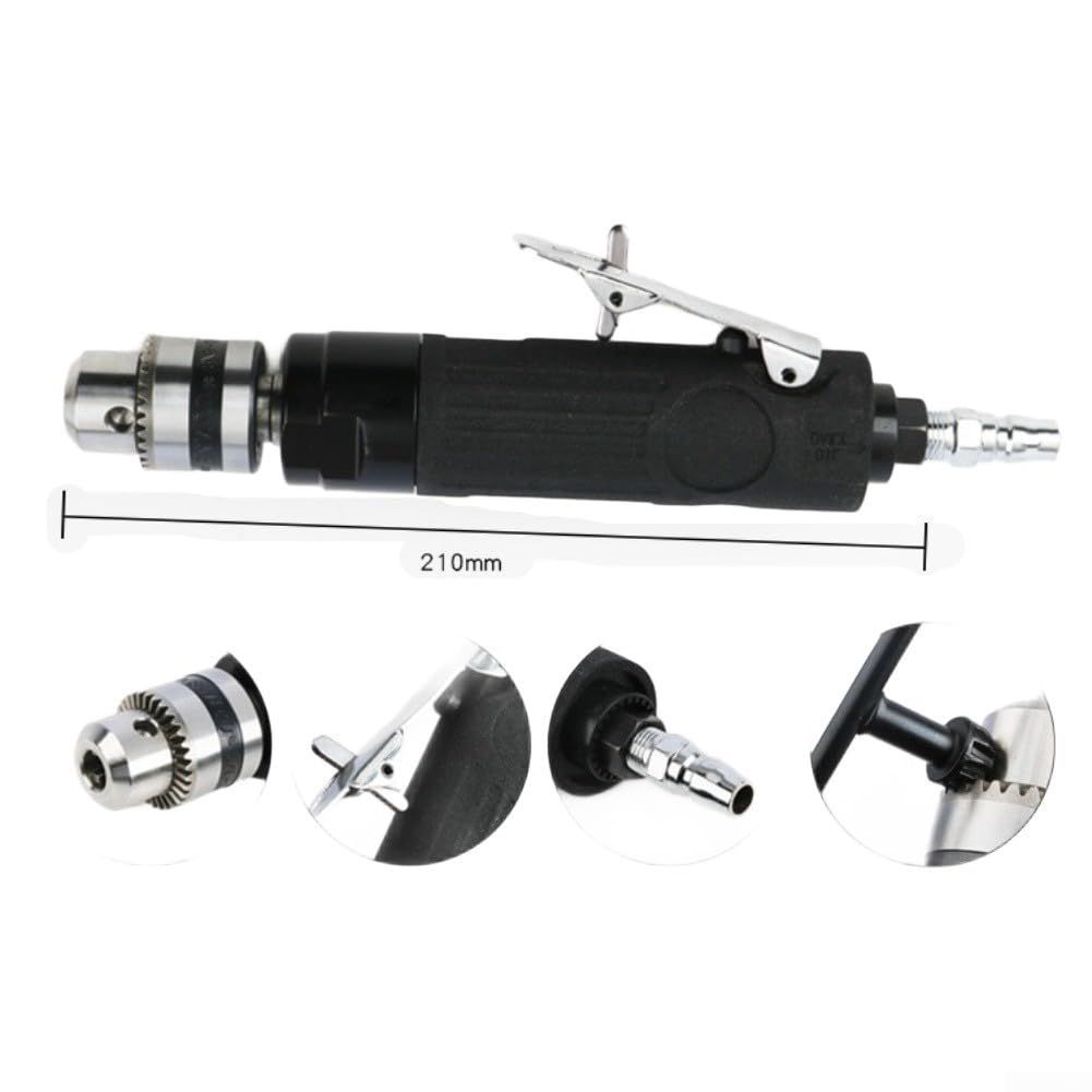 per trapano Pneumatico Dritto 3/8" 2500RPM Ergonomico per trapano(Manual chuck)