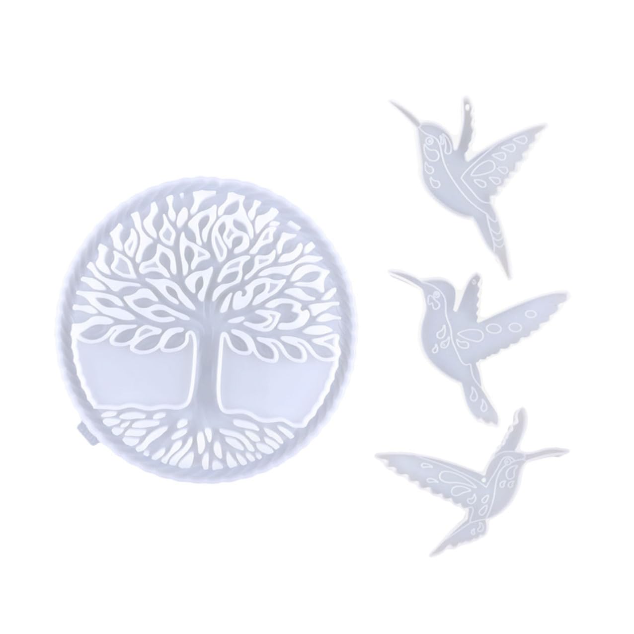 Molde de Silicona para Colgantes Árbol Vida, 1 Juego DIY