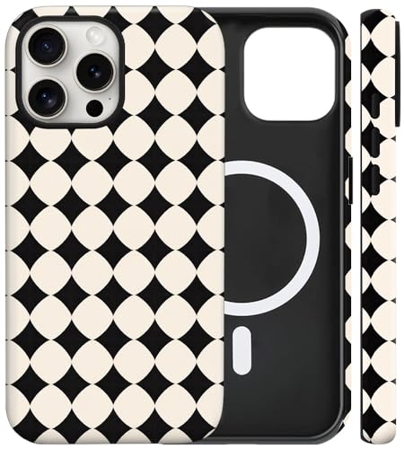 Coque magnétique iPhone 15 Pro Max antichoc en TPU et PC rigide