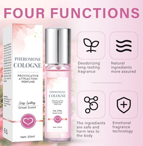 Pheromon Parfüm für Frauen – 20ml Kompakt & Tragbar, Lockende Duftkomposition mit Pheromonen für Attraktivität und Selbstbewusstsein | Diskret und Praktisch im Taschenformat