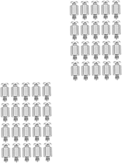 40 PCS GIGABYTE motherboard screws laptop holder notebook stand laptop stand computer holder computer stand SSD Standoff Mounting SSD Screw Computer Part Desktop M2 Metal Hex nuts Amosfun