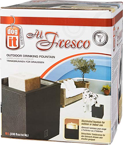 image for Dogit Alfresco Dog Water Fountain with Filtration & Energy Efficient L