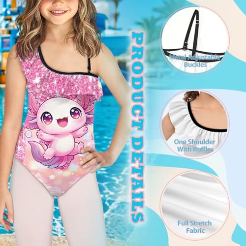 Image of Yzaoxia Girls One Piece Swimsuits Bathing Suit for Kids Swimwear 3-14Y