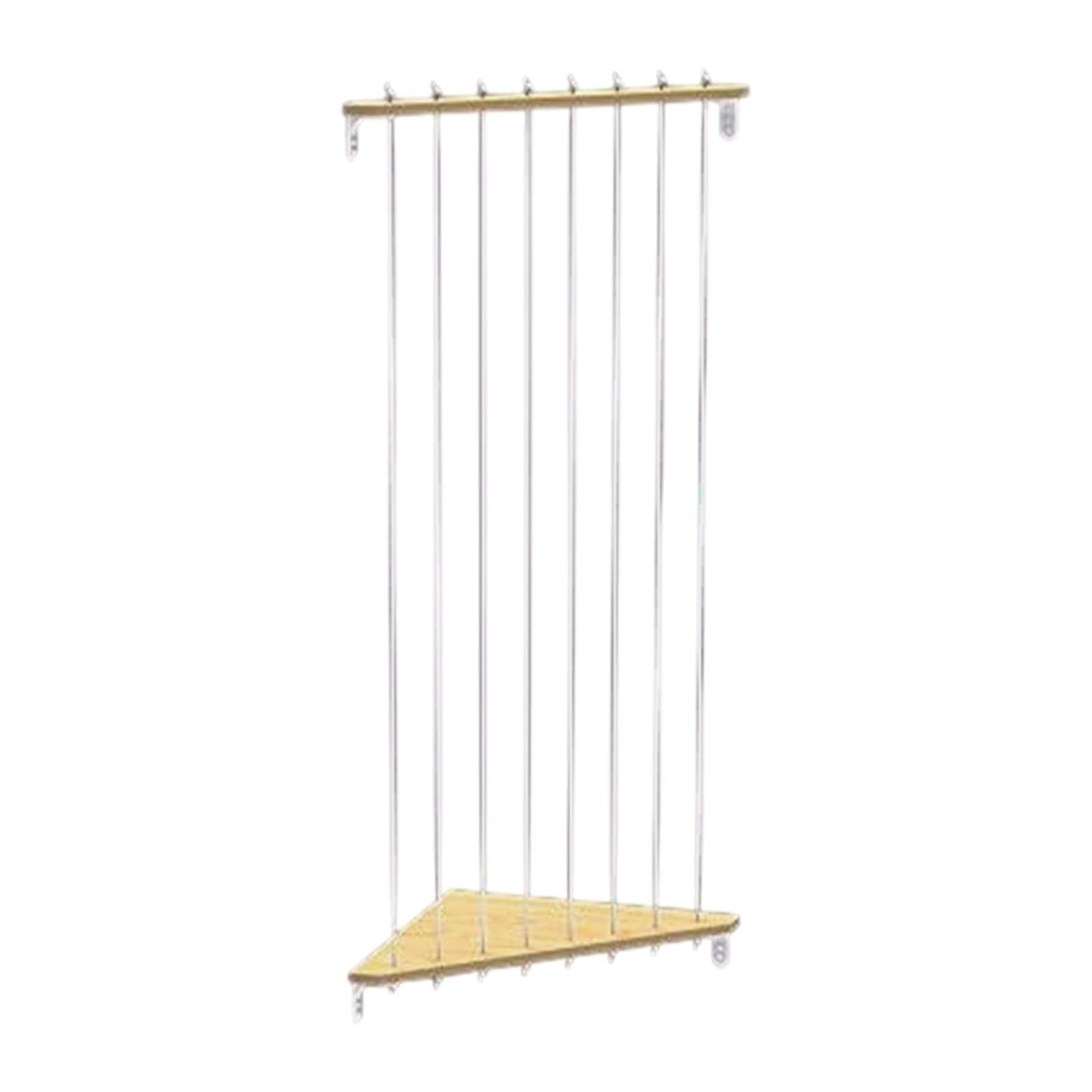 Quilstm Wooden Rack Corner Plush Toys Holder Neatly Keeps Stuffed Animal Collection Organized In Play Room While Also Serving As Decorative Piece To Add Fun