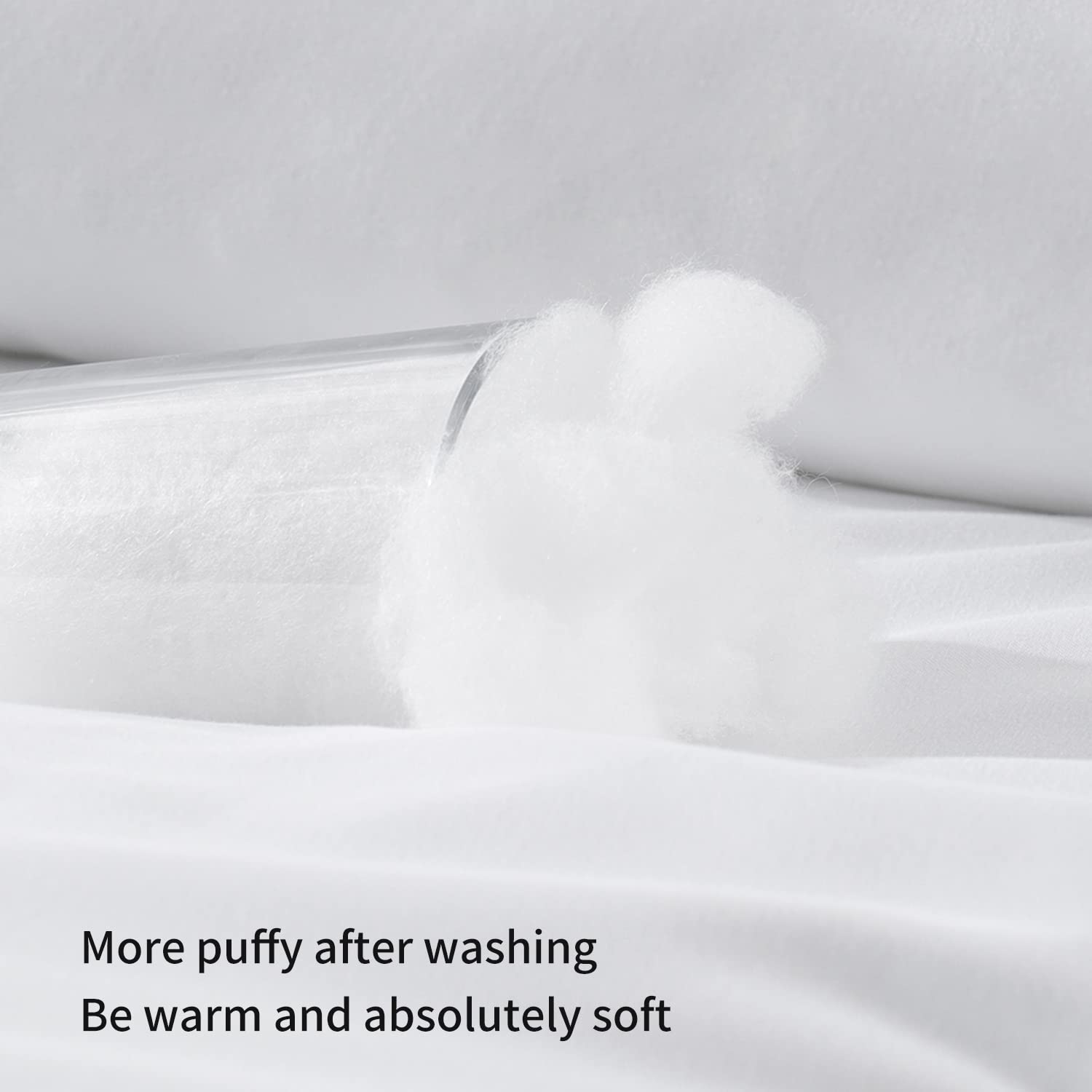RUIKASI King Duvet Insert Cooling Soft Fluffy Lightweight Bed