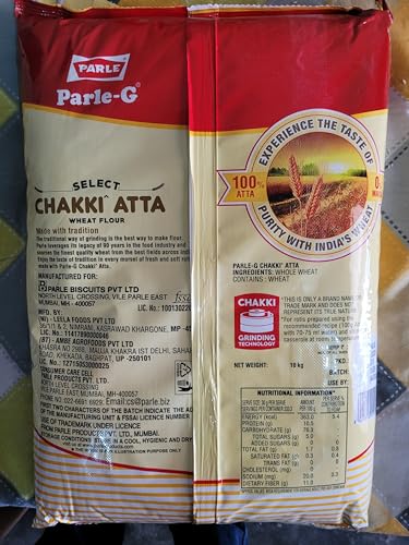 Image of PARLE-G SELECT Chakki M.P Atta, 5KG (Sharbati Wheat Atta)
