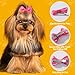 ondware 60 PCS Small Dog Hair Bows with Metal Clips, 1.5 Inch Dog Hairs Clip for Pet Grooming