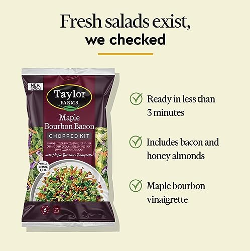 Taylor Farms Maple Bourbon Bacon Chopped Salad Kit 12.8oz - Thumbnail 6