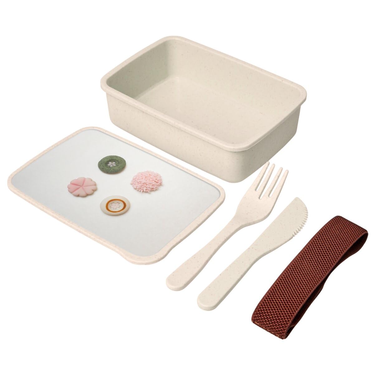 Fabulous Lunch Box with Cutlery Wagashi Sweet Sweets Japanese Food 700 ml