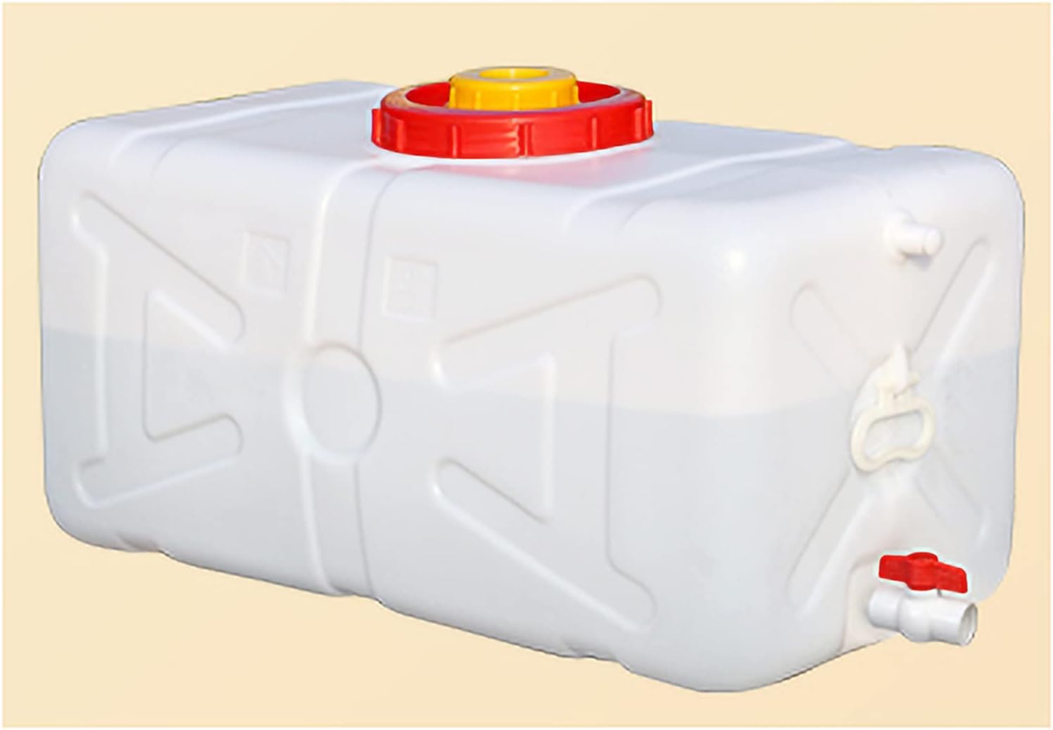 Water Tank with Faucet, Portable Water Bottle for Camping, RV, Outdoor, Emergency(Color:75L)