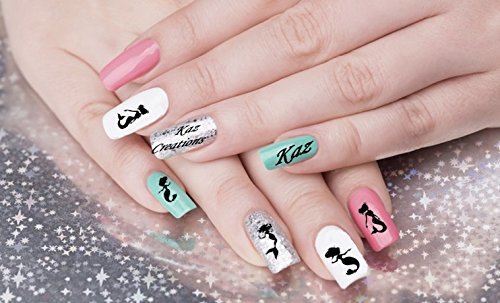 Mermaid Collection (Mermaid Nail Art Code 4)