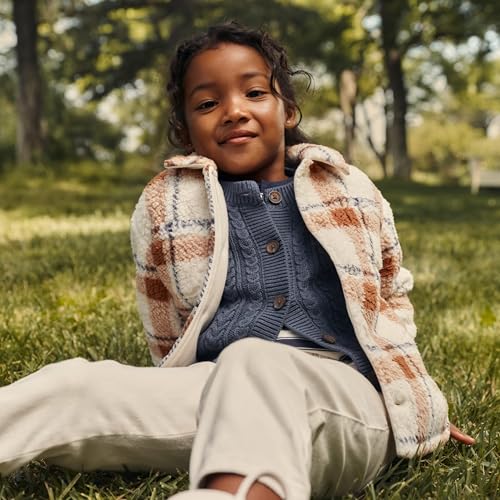 amazon essentials x sofia grainge unisex toddlers and babies39 fisherman cardigan sweater