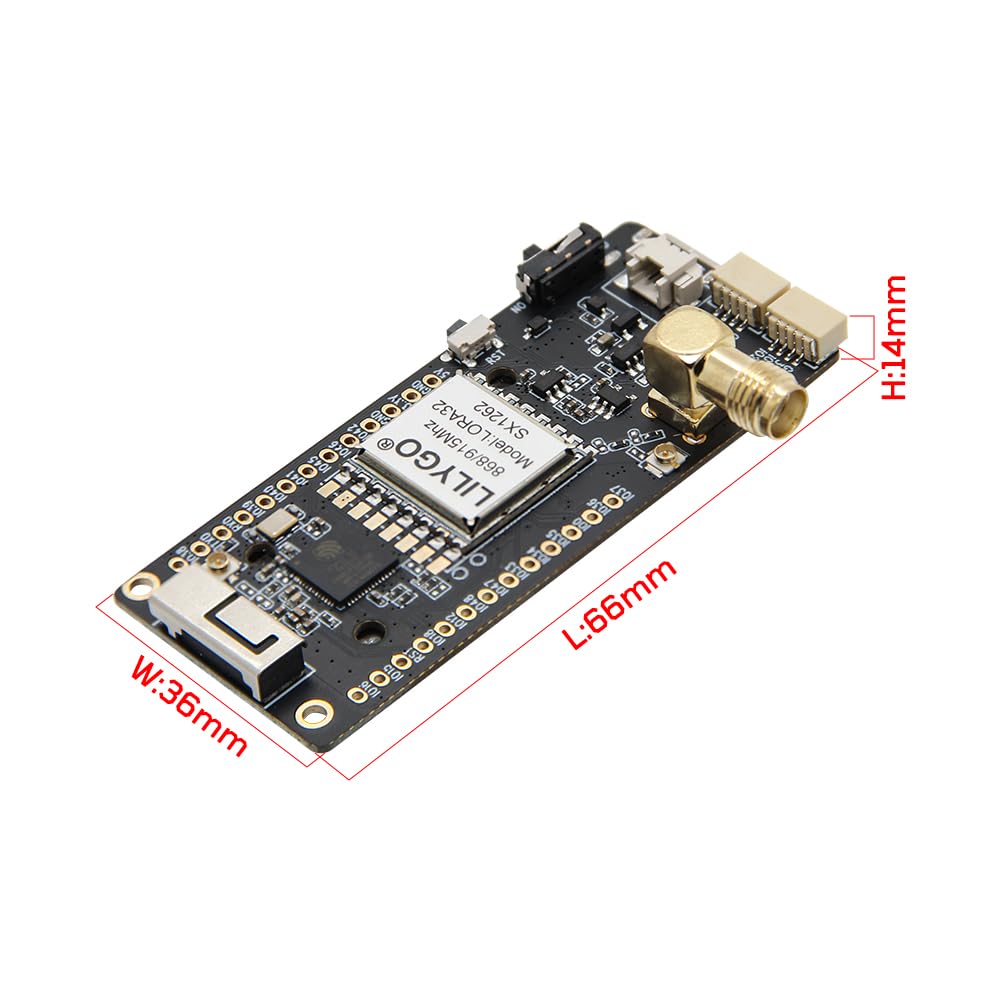LILYGO T3S3 ESP32-S3 LoRa Meshtastic TTGO Carte de développement sans fil avec écran OLED de 0,96" (SX1262 868 MHz)