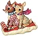 Enesco Traditions by Jim Shore Rudolph and Clarice Sledding 5.25 in Figurine