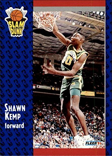 Amazon.com: Shawn Kemp Basketball Card (Seattle Supersonics) 1991