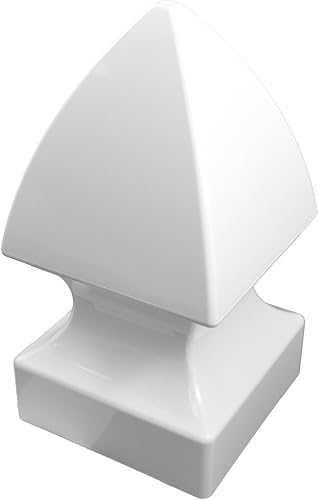 WEATHERABLES Tapas de poste de 4 x 4  Cubierta de vinilo resistente a la intemperie para exteriores para una durabilidad duradera y fácil