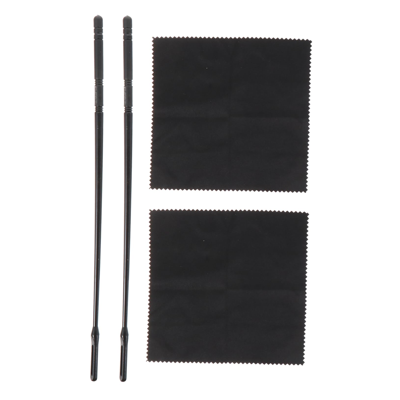 BESPORTBLE 4Pcs Flute Cleaning Rod with Cleaning Cloths for Durable and Portable Cleaning Supplies for Flutes Strong Water Absorption Easy to Use and Store