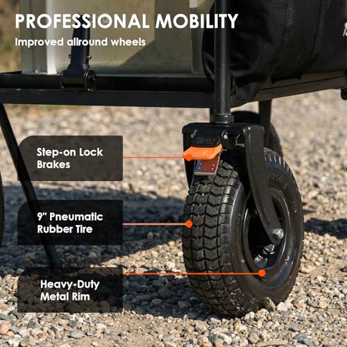 Image of TARION Foldable Professional Video Production Camera Cart Titanrig Cart Pro