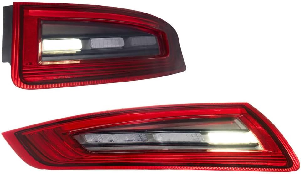 Morimoto XB LED Taillights (Red), Fits 2005-2008 Porsche 911 997.1, Plug and Play Pair of Taillight Assemblies with Switchback Turn Signal & UV Coated Lens (LF740)