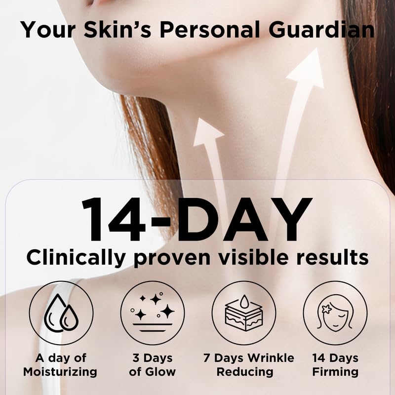 Neck Cream and Anti-Aging Moisturizer - Retinol, Hyaluronic Acid Formula for Face; Wrinkle Smoother for Women & Men Helps Improve the Look of Sagging Skin for Tightening Up-Obsidian Deep Dot