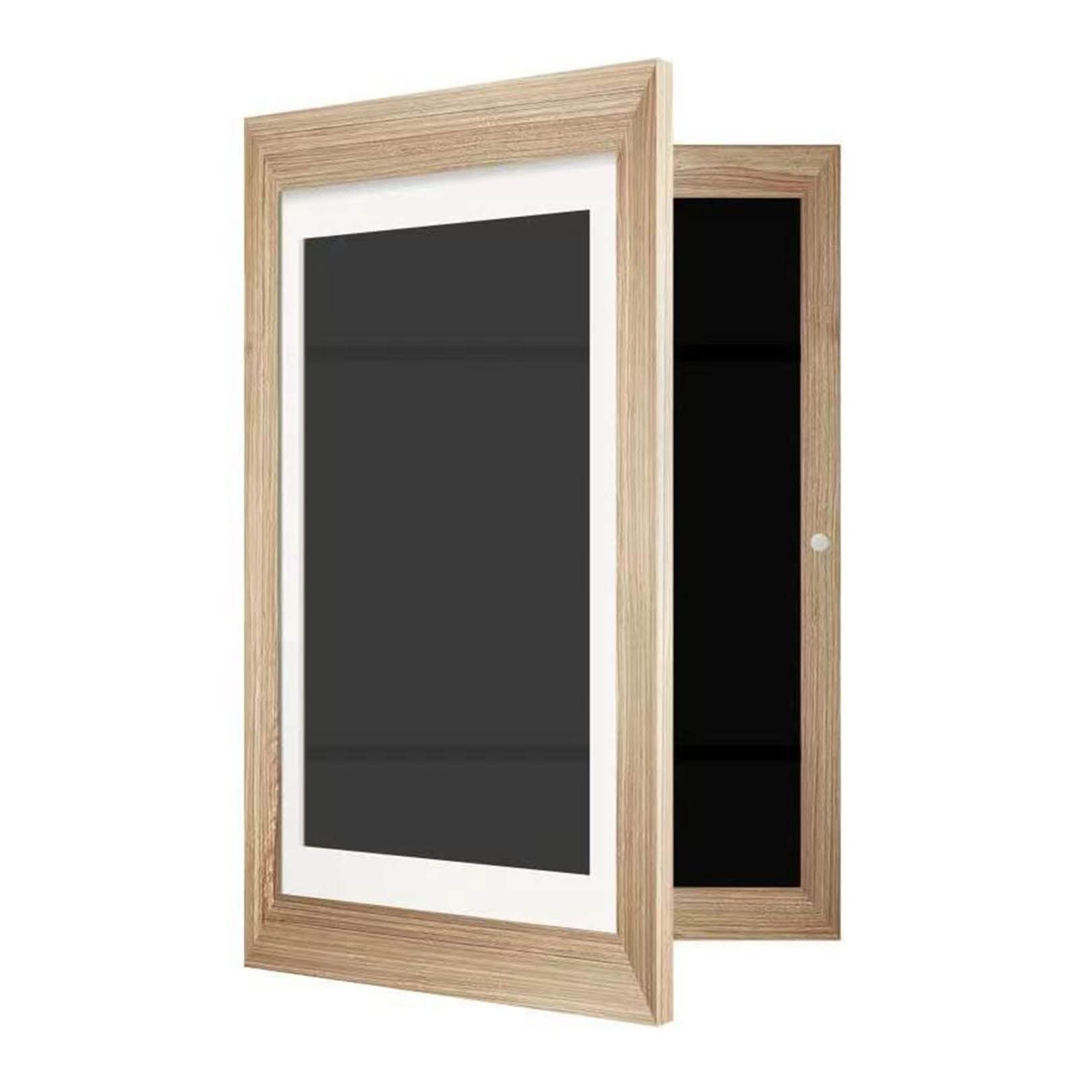 Cadre photo carré en bois et verre incassable pour sécuriser vos souvenirs