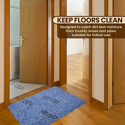Image of Door Mats Indoor 20 inch x 30 inch, Front Entry Door Mat, Super Absorbent Microfiber Entryway Rug, Non-Slip Waterproof Rugs for Entryway, Floor Mats, Mats for Dogs, Machine Washable Rug,