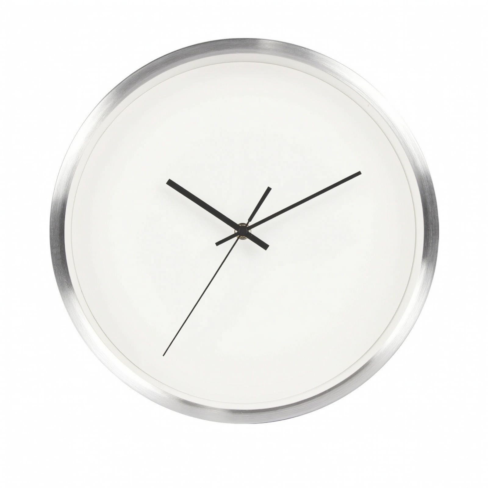 Horloge à Mécanisme Silencieuse, Argent