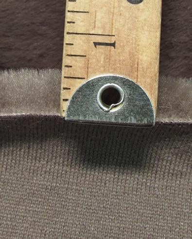 Half Shag Faux Fur Fabric (Beaver)(Knit Backing) Sold by The Yard DIY Coats Costumes Scarfs Rugs Accessories Fashion (Light Pink)