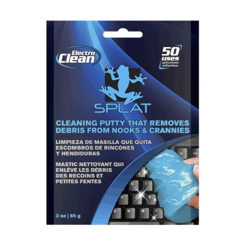 Vdera SPLAT-EC-3P Splat Blue Electro Clean Cleaning Putty - 3 oz.