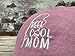 Hepandy Reel Cool Mom Hat, Fishing Gifts for Birthday Mothers Day, Washed Pink Baseball Cap for Women, Adjustable Cotton Soft Hat