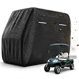 Copertura Golf Cart per Pilotcar PC-4 Resort 2012-2018 Telo Impermeabile Tessuto Oxford 210D Protezione Anti UV Antivento Copertura Tutte Stagioni