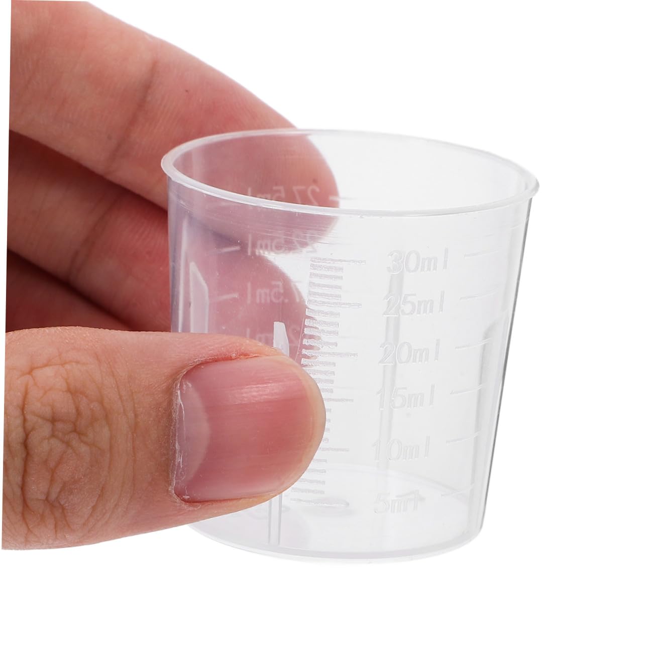 500piezas Tazas Medidoras Transparentes Para Mezcla De Epoxi Vasos Graduados Para Laboratorio y Manualidades