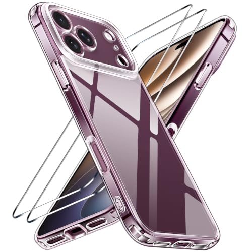 Image of ivoler 3-in-1 Clear Case for iPhone Pro Max 6.9'' 18 inch Phone Clear