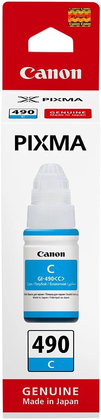 PIXMA G1400/2400/3400 Ink Cyan (CANGI-490C)