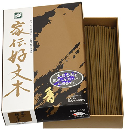 Baieido Kaden Kobunboku Sandalwood Incense Sticks Flat Box Made in Japan