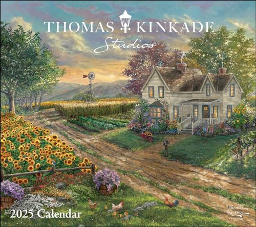 Thomas Kinkade Studios 2025 Deluxe Wall Calendar
