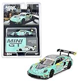 Diecast Model Car Compatible with Mini GT 1:64 Porsche 911 GT3 R #28 HubAuto Racing2023 FIA GT World Cup 70th Macau Grand Prix Limited Edition MGT00804