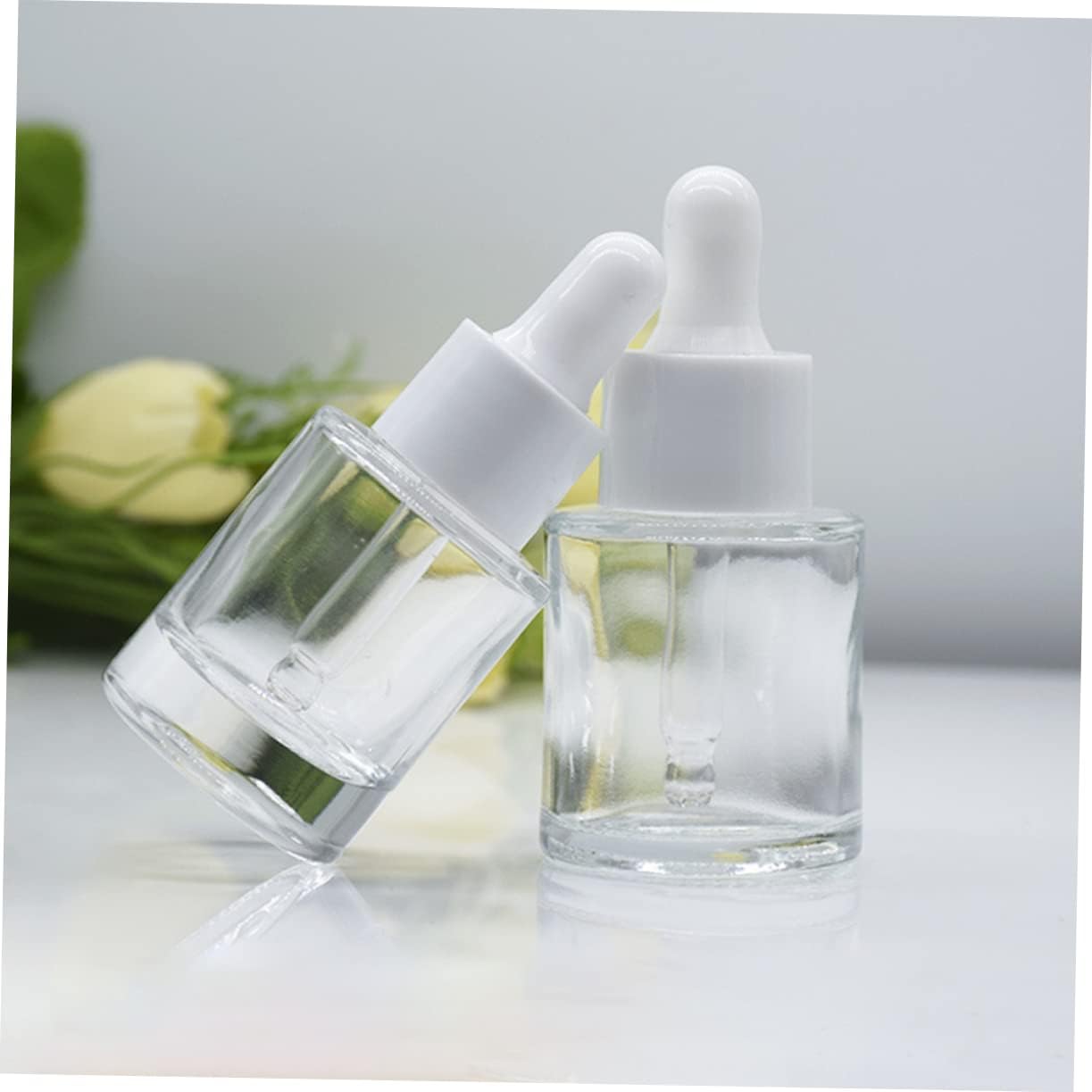 10pcs Glass Bottles Dropper Reusable Containers for Travel for Storing and Dispensing Oils and Liquids