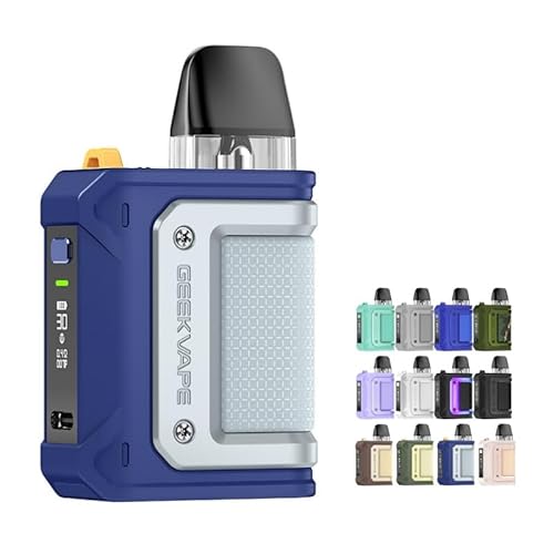 M[NxCv Aegis Hero Q Pod X^[^[Lbg 1300mAh (Max 30W) 2ml C[WX q[[ L[ |bh dq^oR Vape xCv (Ocean Blue)