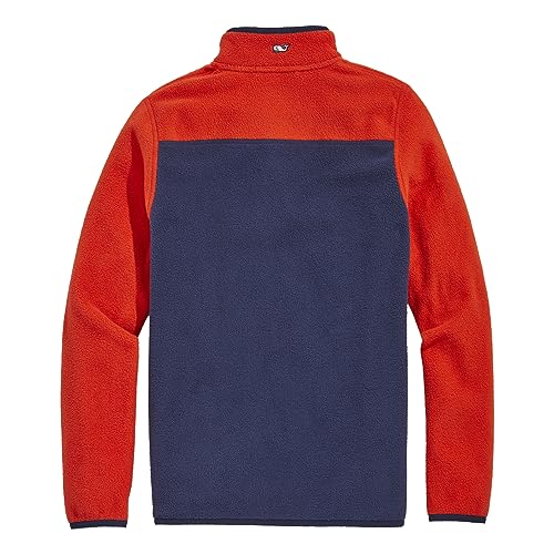 vineyard vines boys Boys' Color Blocked Harbor Fleece Quarter-snap2